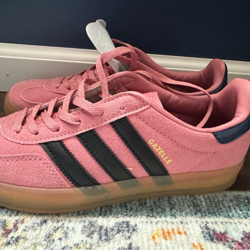 Pink Adidas Gazelles women’s size 6.5